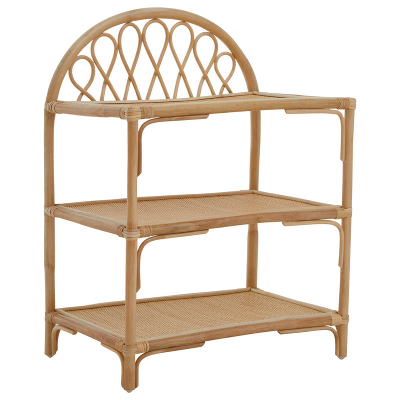 Bourbeau 60cm W Solid Wood Shelving Unit