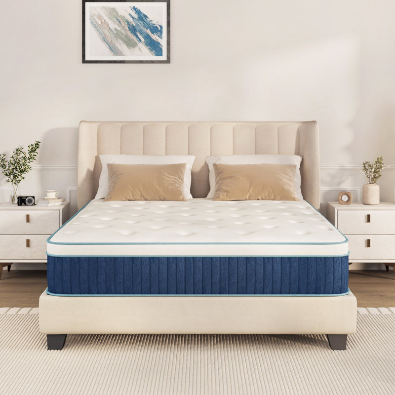 Matelas hybride moyen en boîte de 12 po EGOHome - Isolation en mouvement, Lit double, 12"