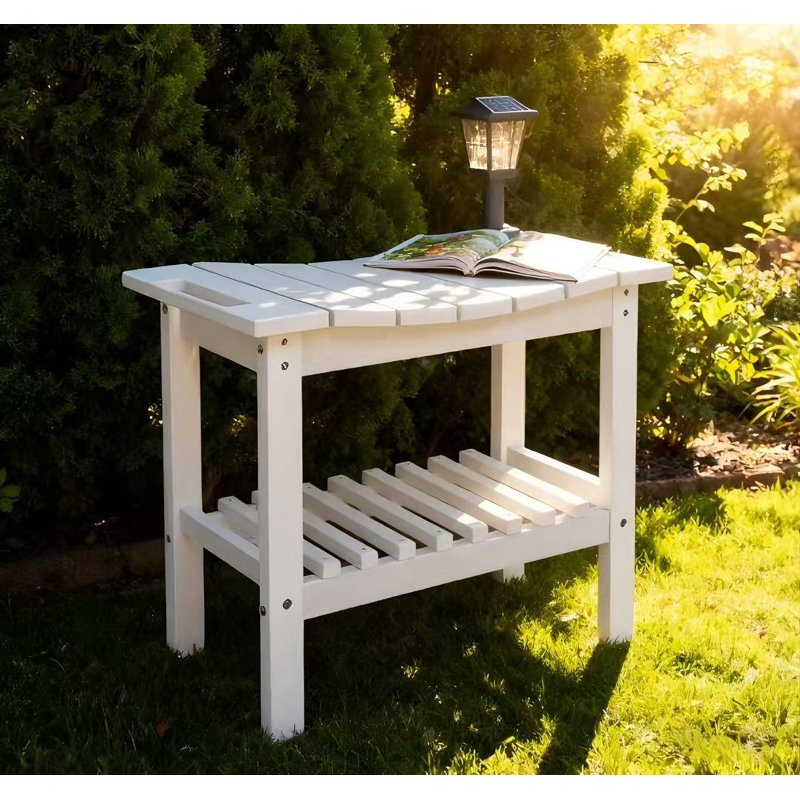 Corner Shower Bench With Non-Slip Pads, Storage Shelf, Handle, White
