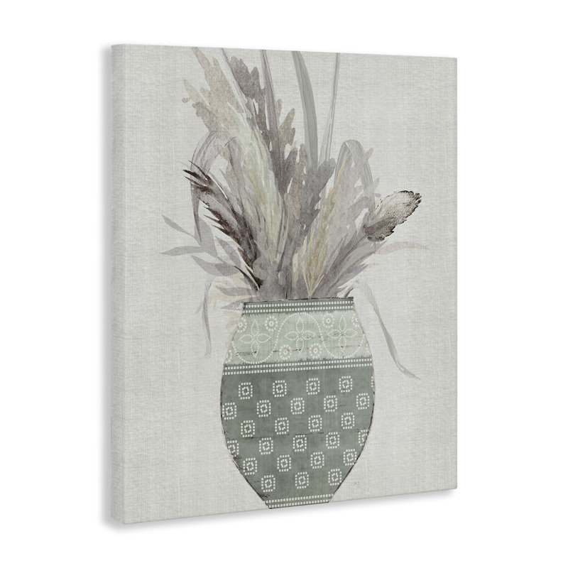  Art mural sur toile "Natural Wheat Bouquet" par Susan Jill, H 40 po x l 30 po