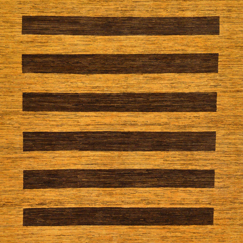Tapis abstrait moderne 260, Carré 3 pi