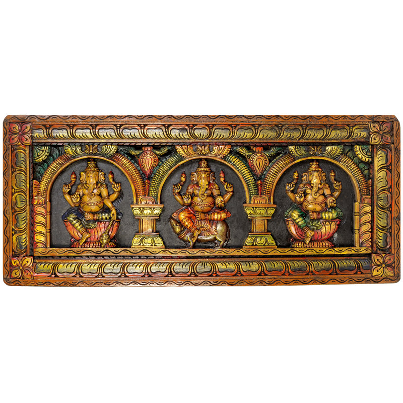 Panneau triple Ganesha
