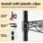 Rebrilliant Metal Storage Rack Adjustable Shelves