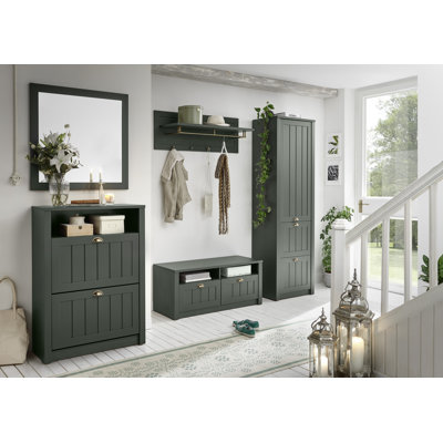 Imel Hall Tree with Bench and Shoe Storage