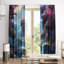 Paire de rideaux obscurcissant en polyester Wardville-270412323