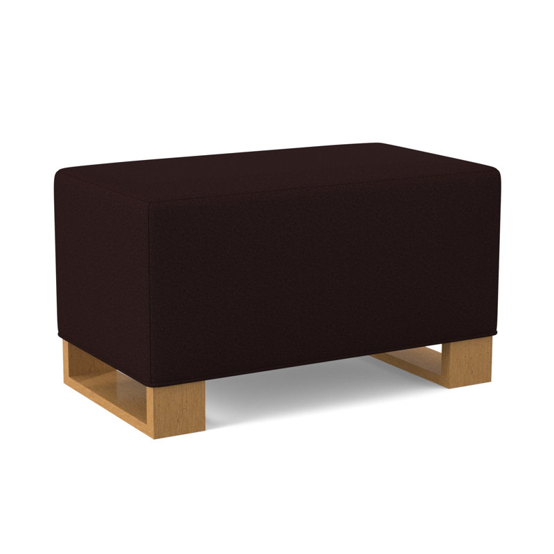 Repose-pieds, Ambre, Mélange de polyester acajou Margaret