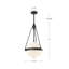 Luminaire suspendu sphérique à 3 lumières Harmony-88045287