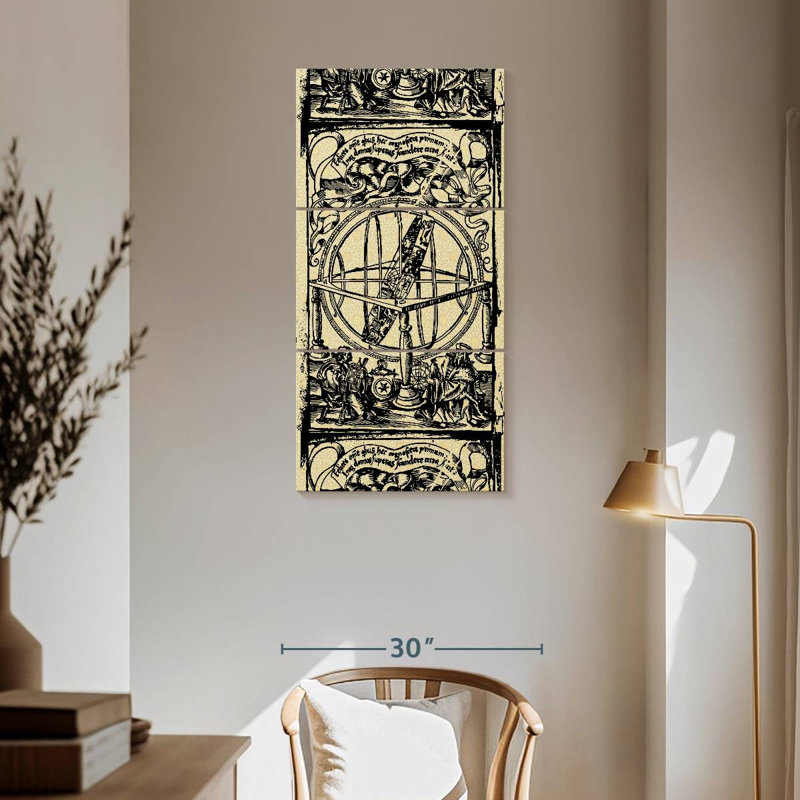 Ancient Scientists, 62" H x 30" W