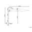 Anabelia 245cm Cantilever Parasol-710275206