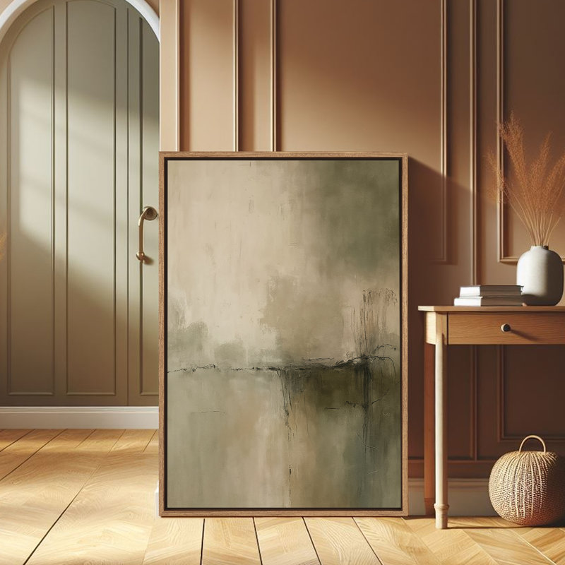 Art mural encadré, rétro, antique, classique pour chambre à coucher , Naturel, H 24 po x l 16 po