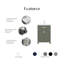 Meuble-lavabo 24 po Gaget en vert glacial avec robinet simple chromé moderne-1113332344-1113332340