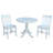 Echols Extendable Pedestal Solid Wood Dining Set-1577182054-1557097394