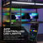 X Rocker Battlebunk XL RGB LED Double High Sleeper Gaming Bunk Bed with Desk - Black
