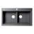34'' L Double Bowl Granite Kitchen Sink-95312619