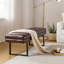 Banc en cuir Vegan de 52,5 po Anahli-1922867214