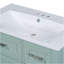 30" Bathroom Vanity With Sink Combo, Green Bathroom Cabinet With Drawers,  Frame And MDF Board-791694612