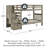 Ahmia Kids Twin Over Twin Bunk Bed-73213538