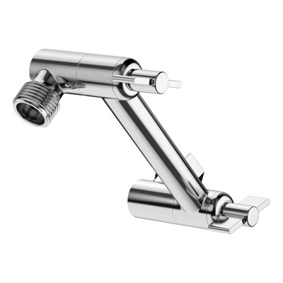 4 Inch Shower Head Extension Arm Shower Arm for Rain and Handheld Shower Head Shower Swing Arm