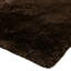 Plush Deep Pile Shaggy Chocolate Rug-25470017