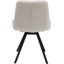 Baron swivel chair in gray-100033623