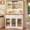 Garde-manger 70,9 "avec station de charge, grand garde-manger