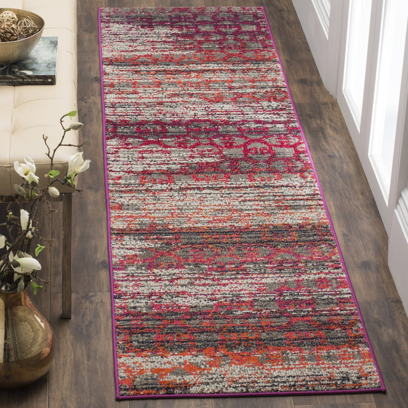 Nistler Abstract Hand Woven Area Rug, Runner 66 x 244 cm