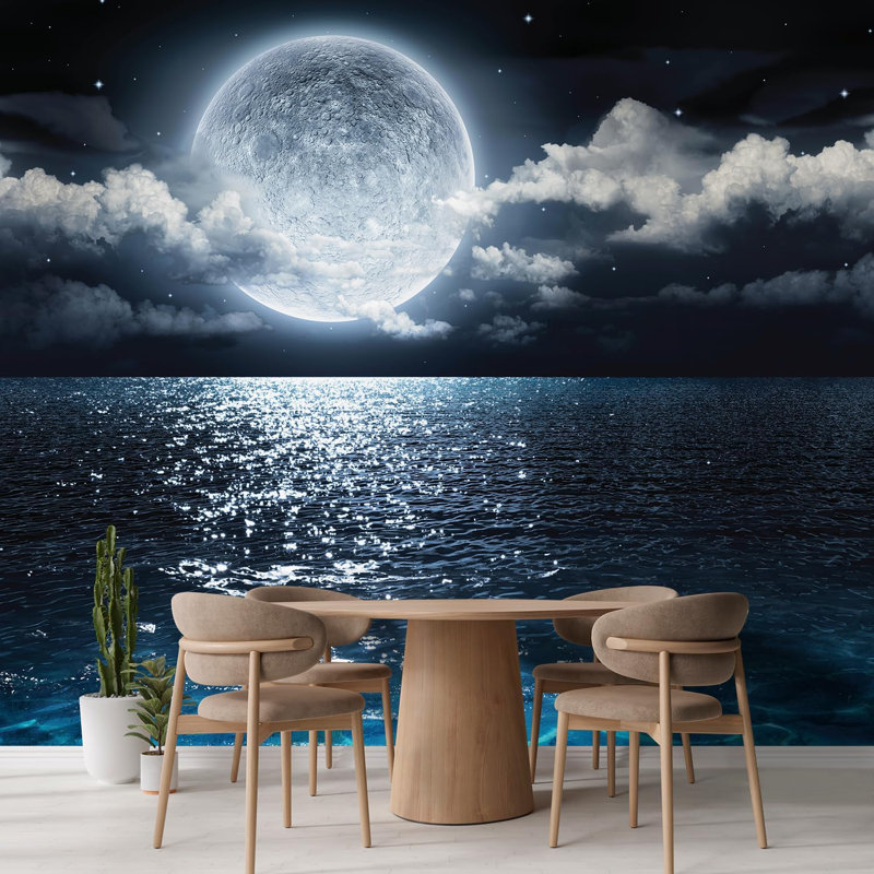 Nautical Ocean Peel & Stick Border, 66" L x 96" W