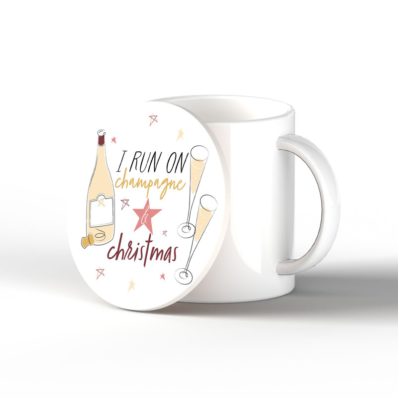 Carley Ceramic Round 1 Piece Coaster
