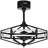Hamza Matte Black 28-inch Reversible 3-blade Led Ceiling Fan With Remote