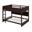 Lit superposé grand sur grand avec armoires de rangement et ports de chargement USB-1335336723