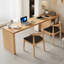 Bureau rectangulaire en bois massif Burlywood-109598541