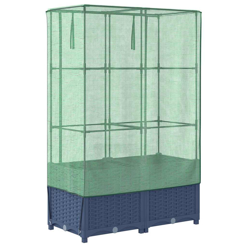 Mccaslin Raised Garden Bed, Blue Grey