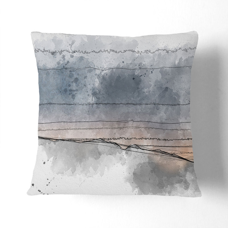 Square Throw Cushion, 40cm H x 40cm W x 15cm D
