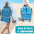 Lightweight Portable Camping Beach Chair For Adults, Outdoor Lay Flat Folding Beach Chairs With 5 Positions, Backpack Beach Chair With Towel Bar, Zipper Pouch, Cup Holder-1234967810