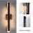 2-Light Dimmable LED Flush Mounted Sconce With Acrylic Shade