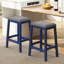 Ensemble de salle à manger 3 pièces de style transitionnel avec 3 tablettes de rangement ouvertes pour petits espaces, coin repas-688189132-688085830