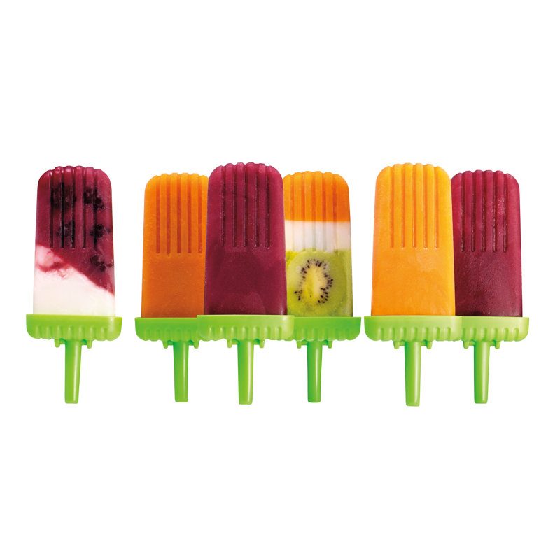 Tovolo Groovy Pop Molds, Green