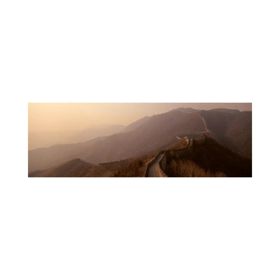 Mutianyu Section, Great Wall of China 1 Piece Wrapped Canvas Panoramic Wall Art