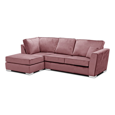 Quade 4 Seater Velvet Corner Sofa 