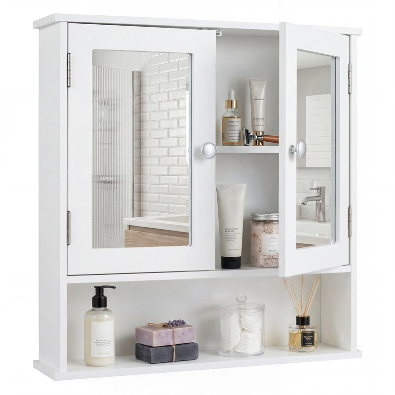 Barbro Bathroom Cabinet, White