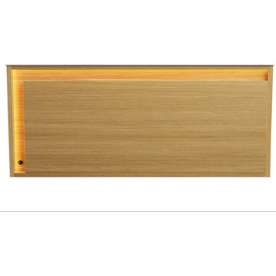 Armoire murale 36 po avec tiroir, sans comptoir et lavabo, sans robinet et drain, couleur grain de bois clair