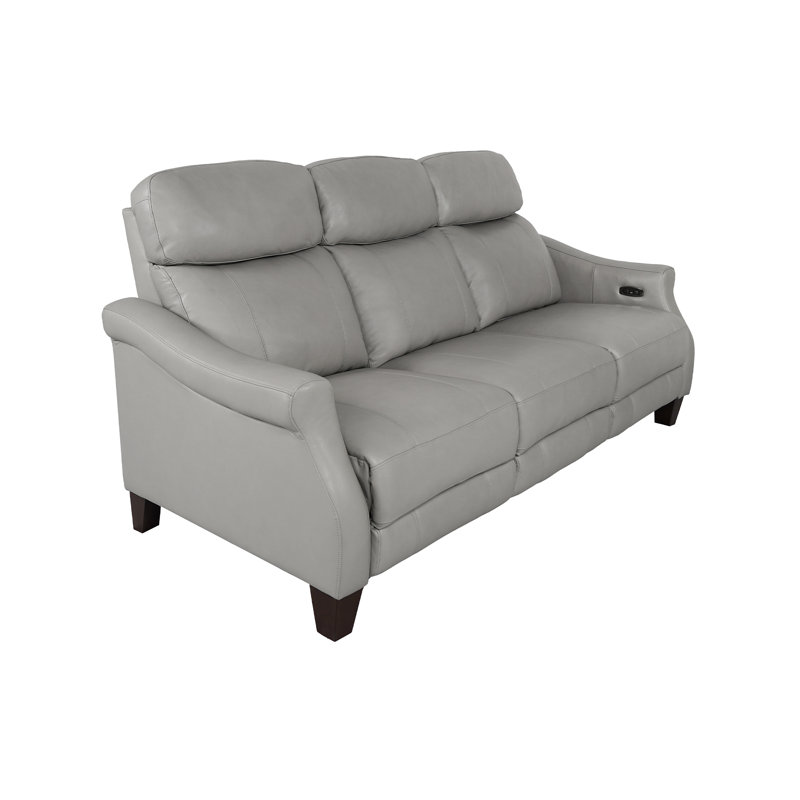 Hongyi Recliner, Silver Leather