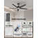 52" Emileo Ceiling Fan with LED Lights