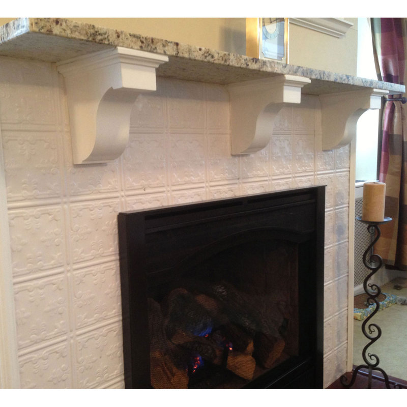 Endurathane Legacy Bracket, 4 7/8"W x 10"D x 10"H, Factory Primed, 10"H x 4 7/8"W x 10"D