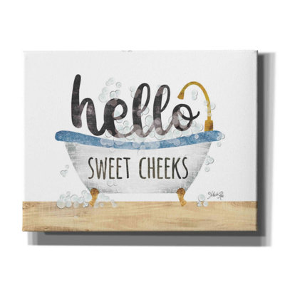 'Hello Sweet Cheeks' by Marla Rae, Canvas Wall Art
