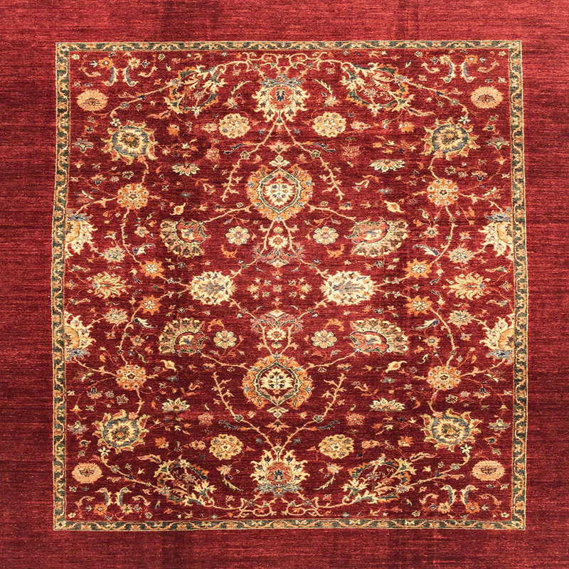 Oriental Indoor Rug, Square 7'