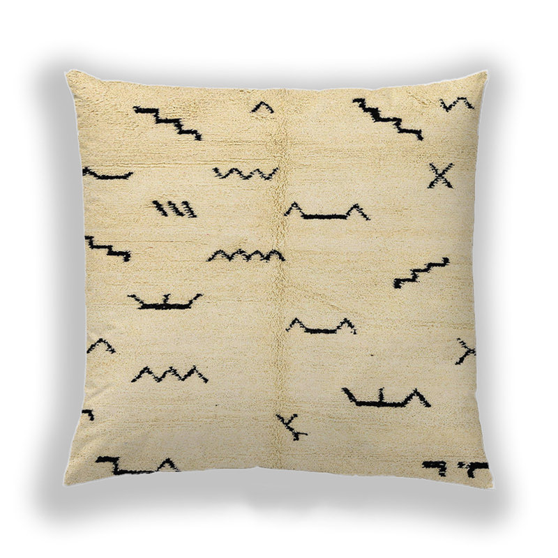 Coussin Abstract 2909, Microsuède