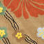 Tapis brun / multicolore en laine touffeté à la main Clovill-578937360