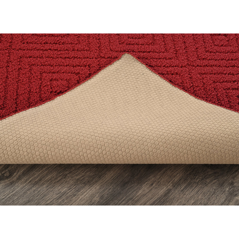  Brentwood Jasmine 12 ft. x 15 ft. Area Rug Chili Red, 12 ft. x 15 ft., Chili Red