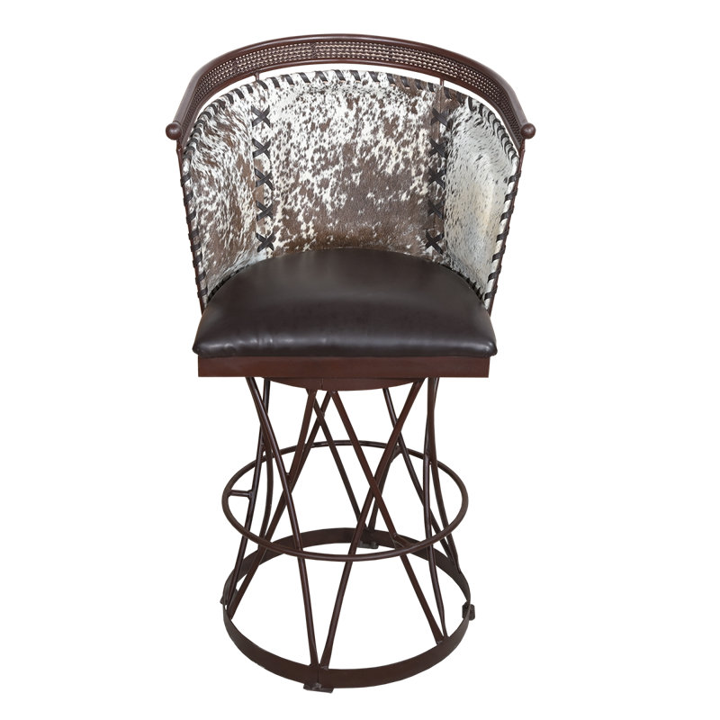Tabouret de bar rotatif Heritage, Tabouret de comptoir (siège d’une hauteur de 24
